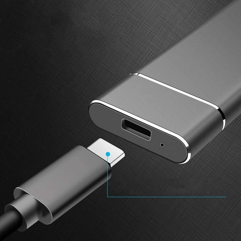 Fast external USB 3.1 SSD - Plug-and-Play, portable