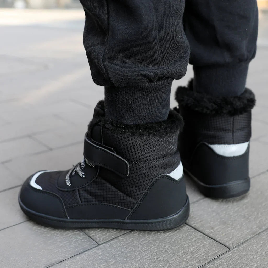 Kids' Barefoot Shoes | Waterproof Lined Sneakers for Children 3-15 Years Old