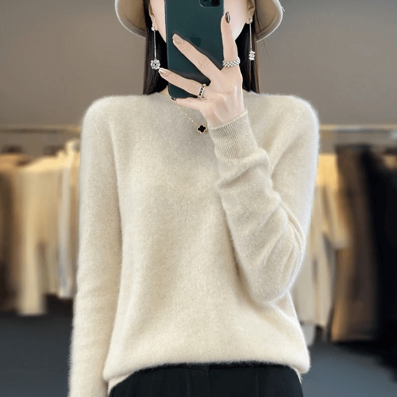 Damski Sweter Przypominający Kaszmir