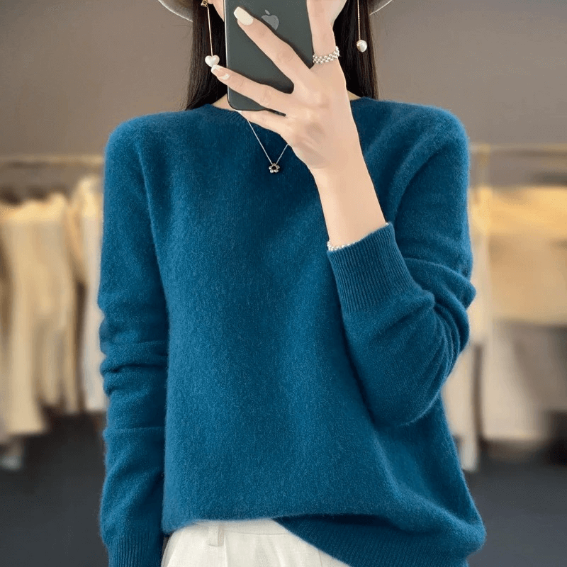 Damski Sweter Przypominający Kaszmir