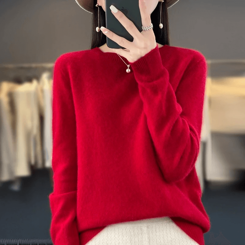 Damski Sweter Przypominający Kaszmir