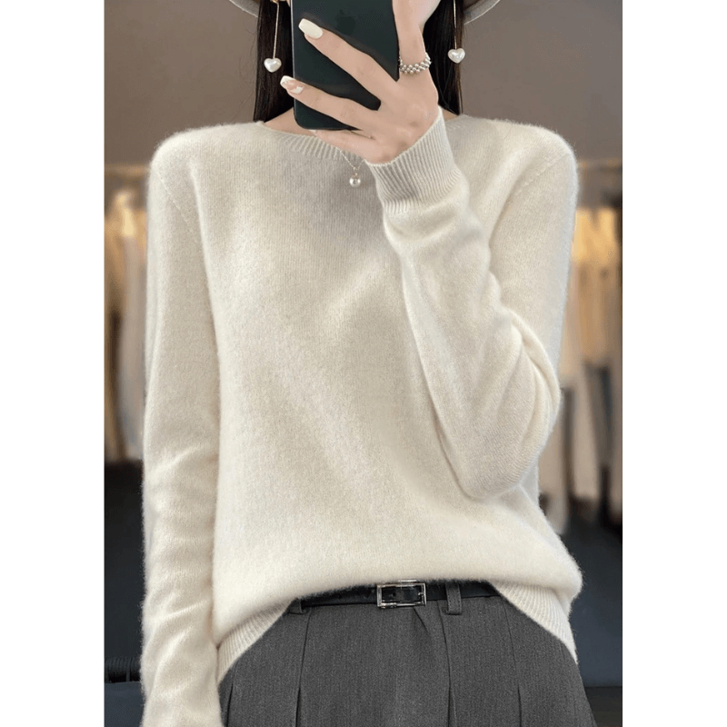 Damski Sweter Przypominający Kaszmir