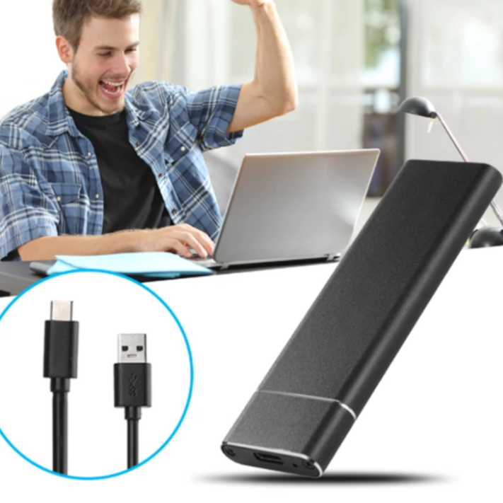 Zewnętrzny Dysk Twardy - Ultraszybka Przenośna Pamięć Masowa z Wydajnością USB 3.2 / SSD