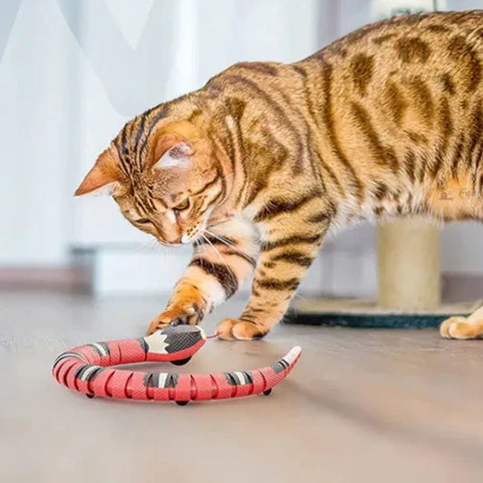 Juguete Interactivo Inteligente Sensorial Serpiente para Gatos y Perros Pequeños