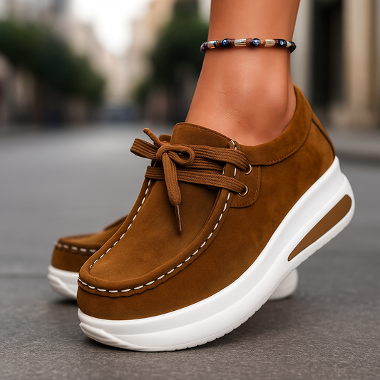 Zapatillas de plataforma para mujer en estilo ante