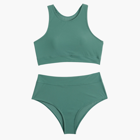 Conjunto Deportivo de Bikini para Mujer | Traje de Baño Deportivo Bustier