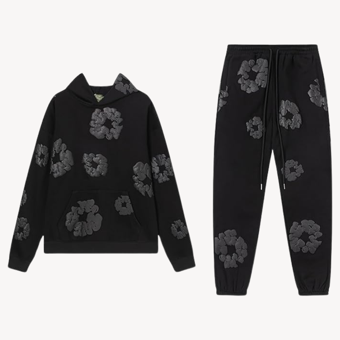 Unisex Cotton Hoodie and Jogger Set | Matching Set