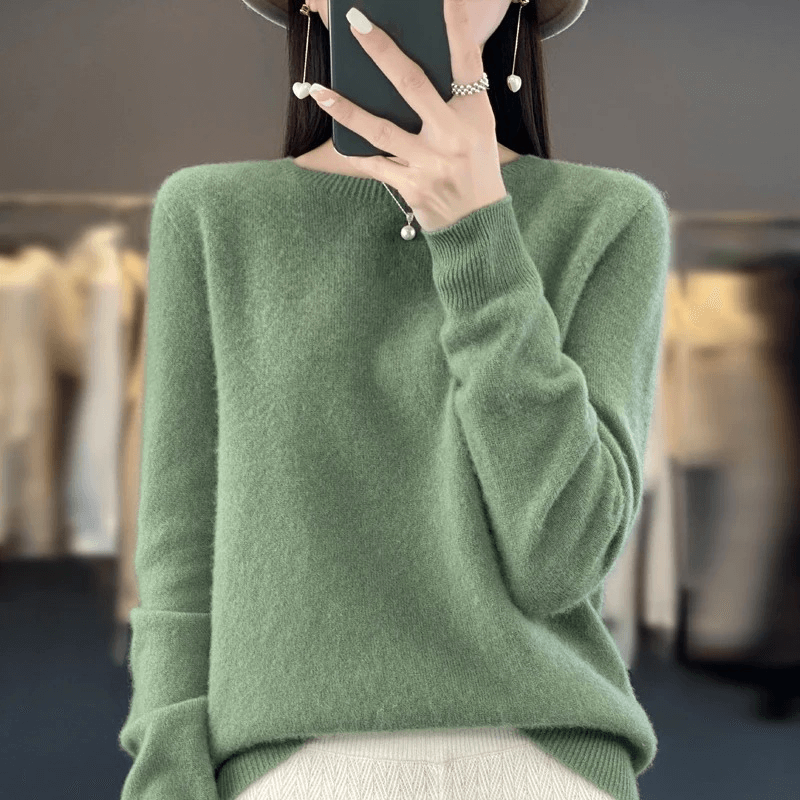 Damski Sweter Przypominający Kaszmir