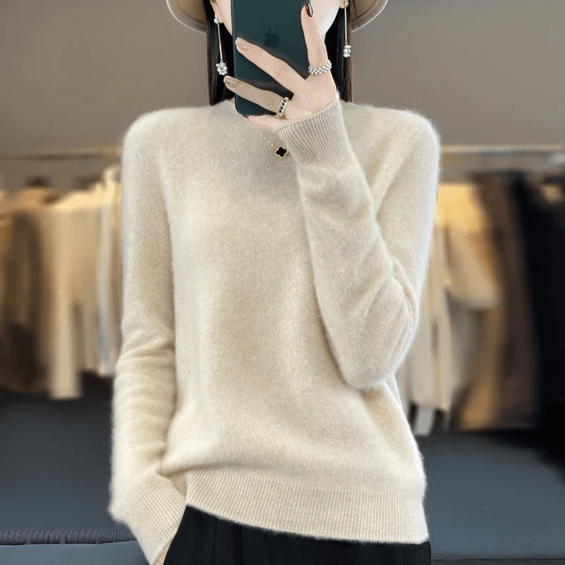 Damski Sweter Przypominający Kaszmir