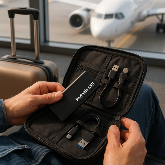 Disco Duro Compacto USB-C de 4TB | Almacenamiento de Datos Rápido y Portátil