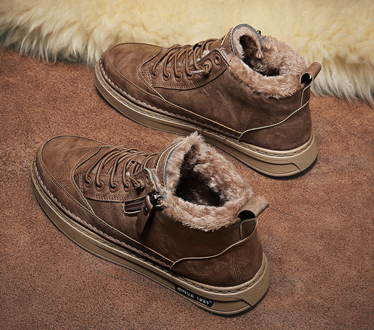 Botas de invierno Barley para hombres | Mezcla cálida de algodón y lana