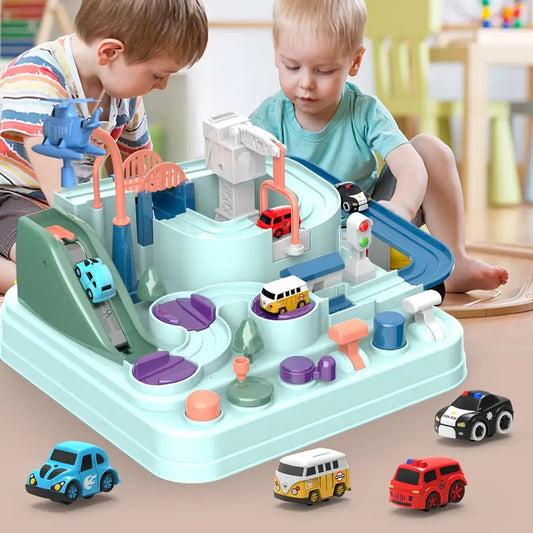 Emocionante Set de Carreras para Niños con Coches Rápidos