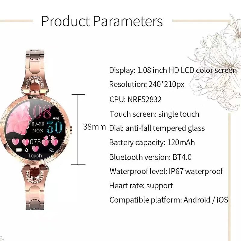Beau | Wodoodporny smartwatch z funkcjami aktywności