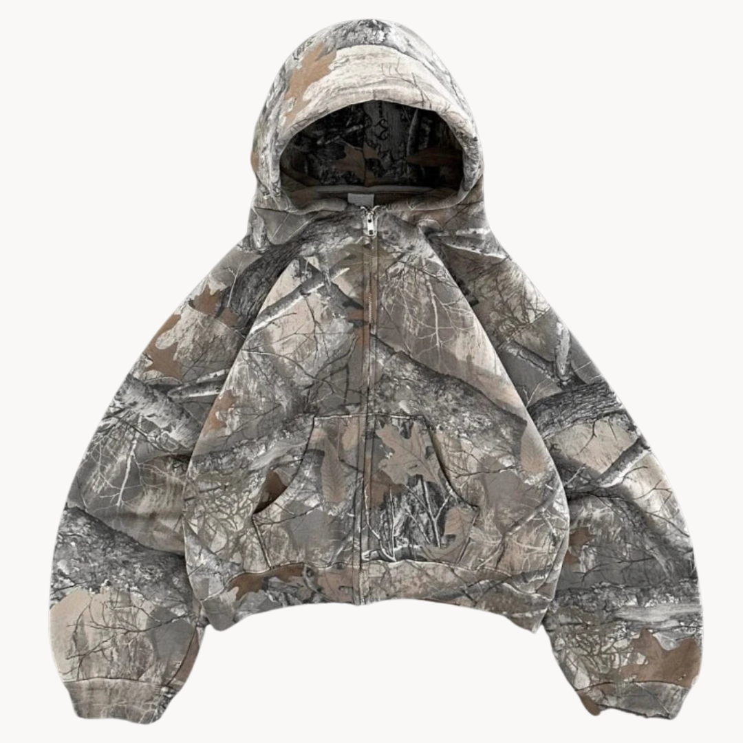 Oversized Camouflage Hoodie