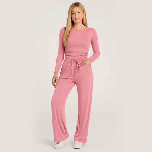 Conjunto de Ropa Femenina para el Hogar | Conjunto Cómodo Casual para Casa
