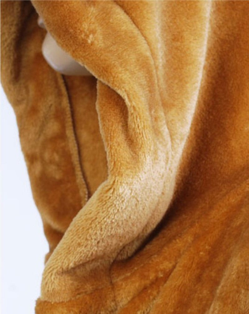 Férfi Hosszú Meleg Flanel Köntös