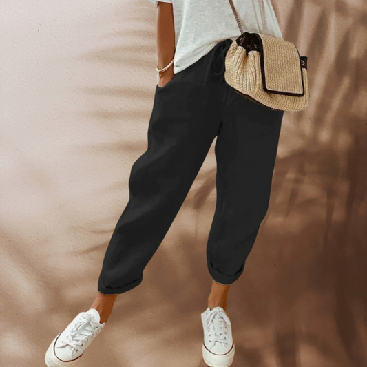 Esti | Pantalones de lino sueltos y elegantes