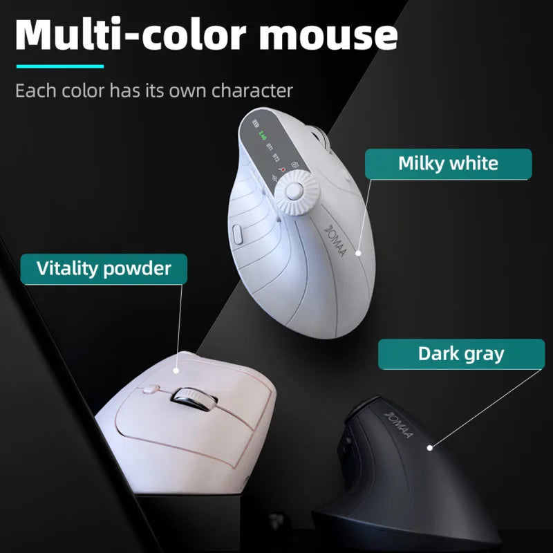 Vertical Mouse | Wireless Bluetooth 5.1 for Comfort and Productivity