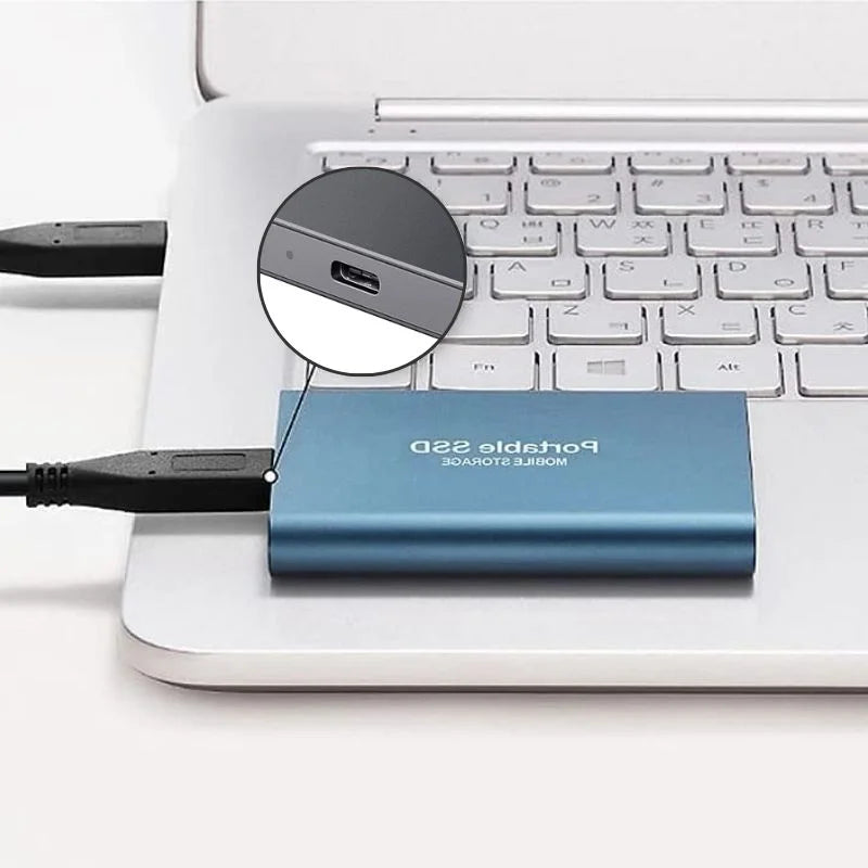 Compact, portable external USB-C SSD | Fast and durable storage device