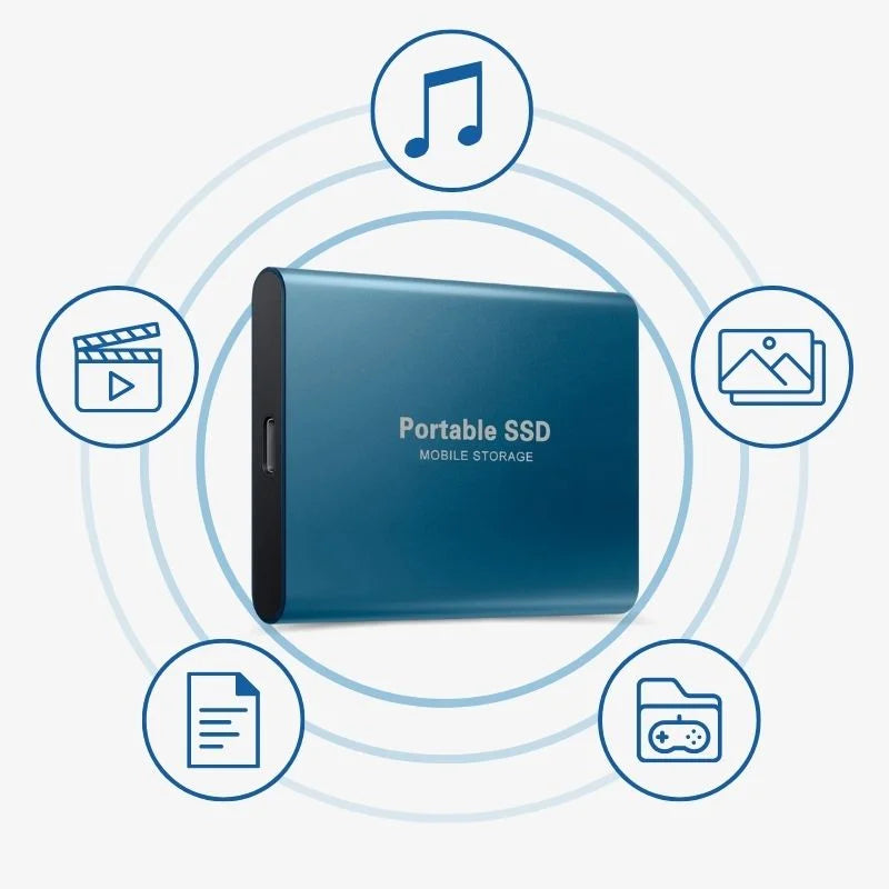 Compact, portable external USB-C SSD | Fast and durable storage device
