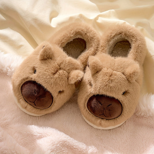 Pantuflas de Peluche de Capibaras | Comodidad Acogedora en Casa