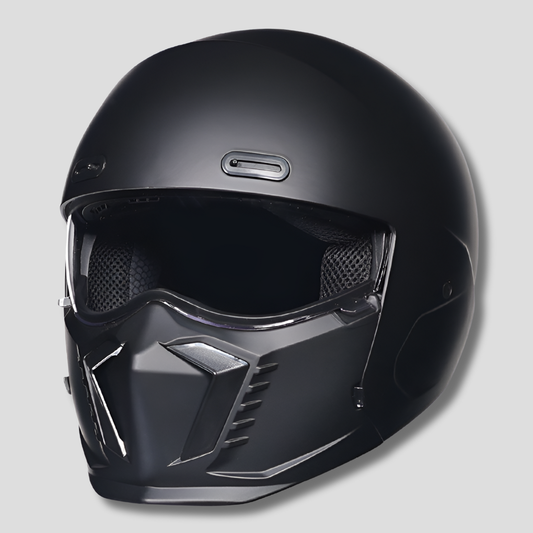 Casco Retro para Motocicleta | Estilo Piloto con Cara Abierta