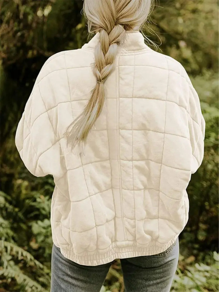 Elegant quilted winter jacket for women