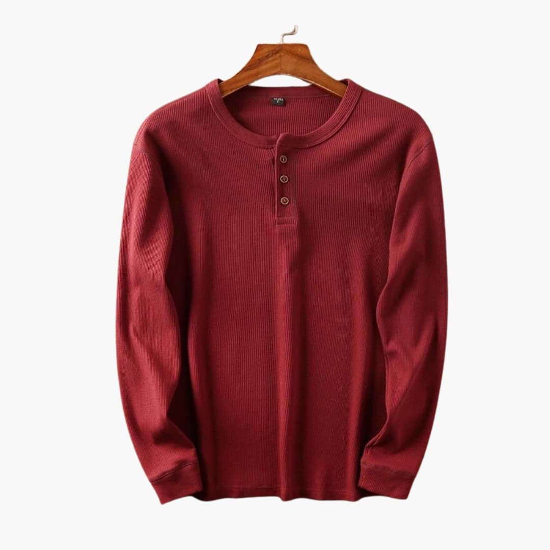 Pánská košile s knoflíky Henley | Ležérní na každý den