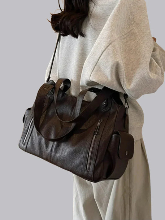 Bolso clásico de cuero para mujer | Casual y formal