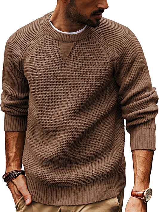 Suéter masculino con tejido texturizado | Suéter estructurado informal