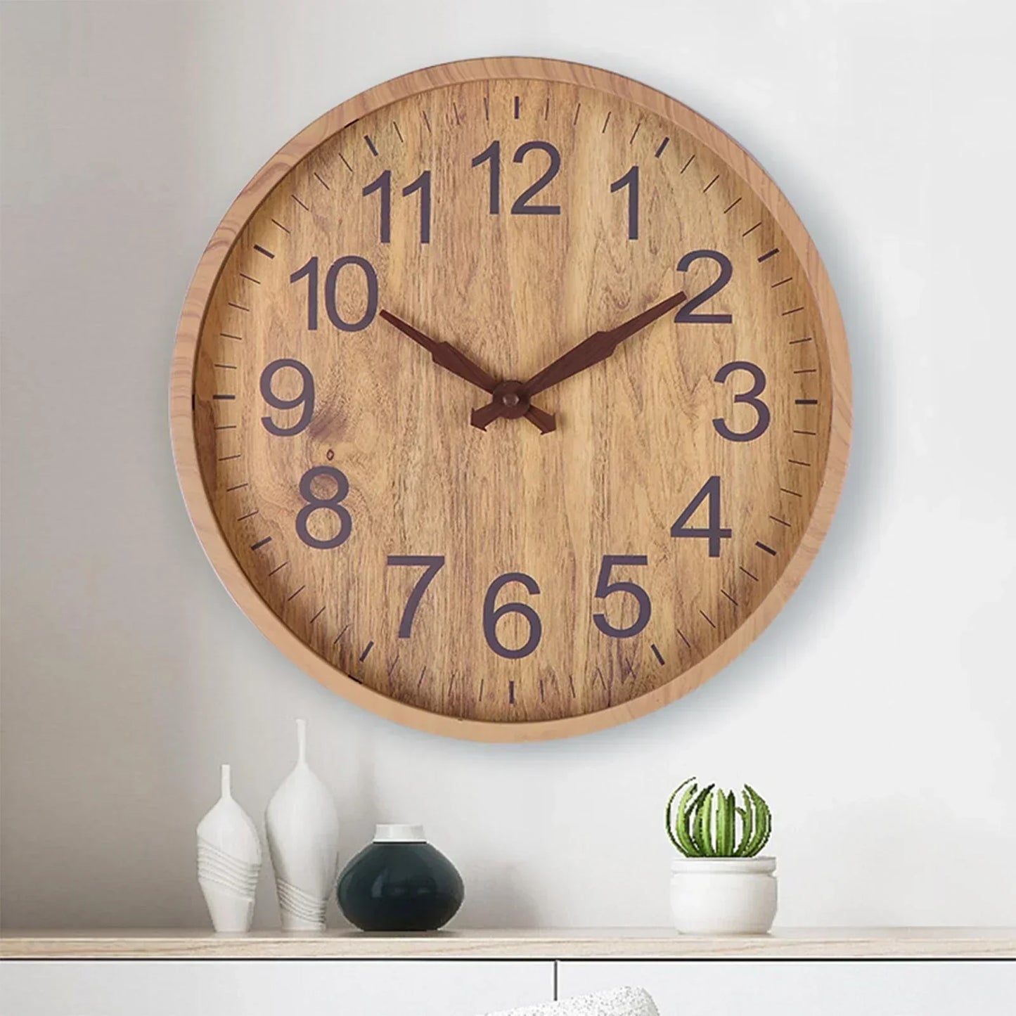 Wooden Wall Clock | Minimalist Design for Modern Interiors