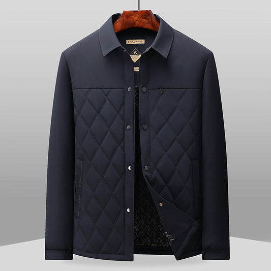 Chaqueta Acolchada para Hombre | Estilo Casual y de Negocios
