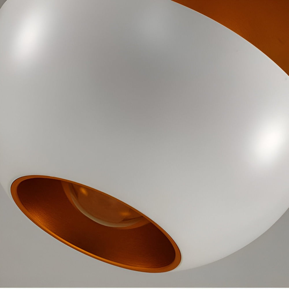 Apple Pendant Lamp | Black and White Solar-Inspired Light