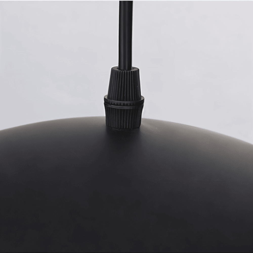 Apple Pendant Lamp | Black and White Solar-Inspired Light
