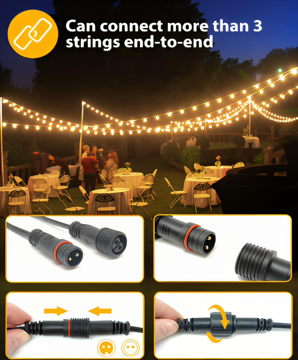 G40 Globe LED Outdoor String Light