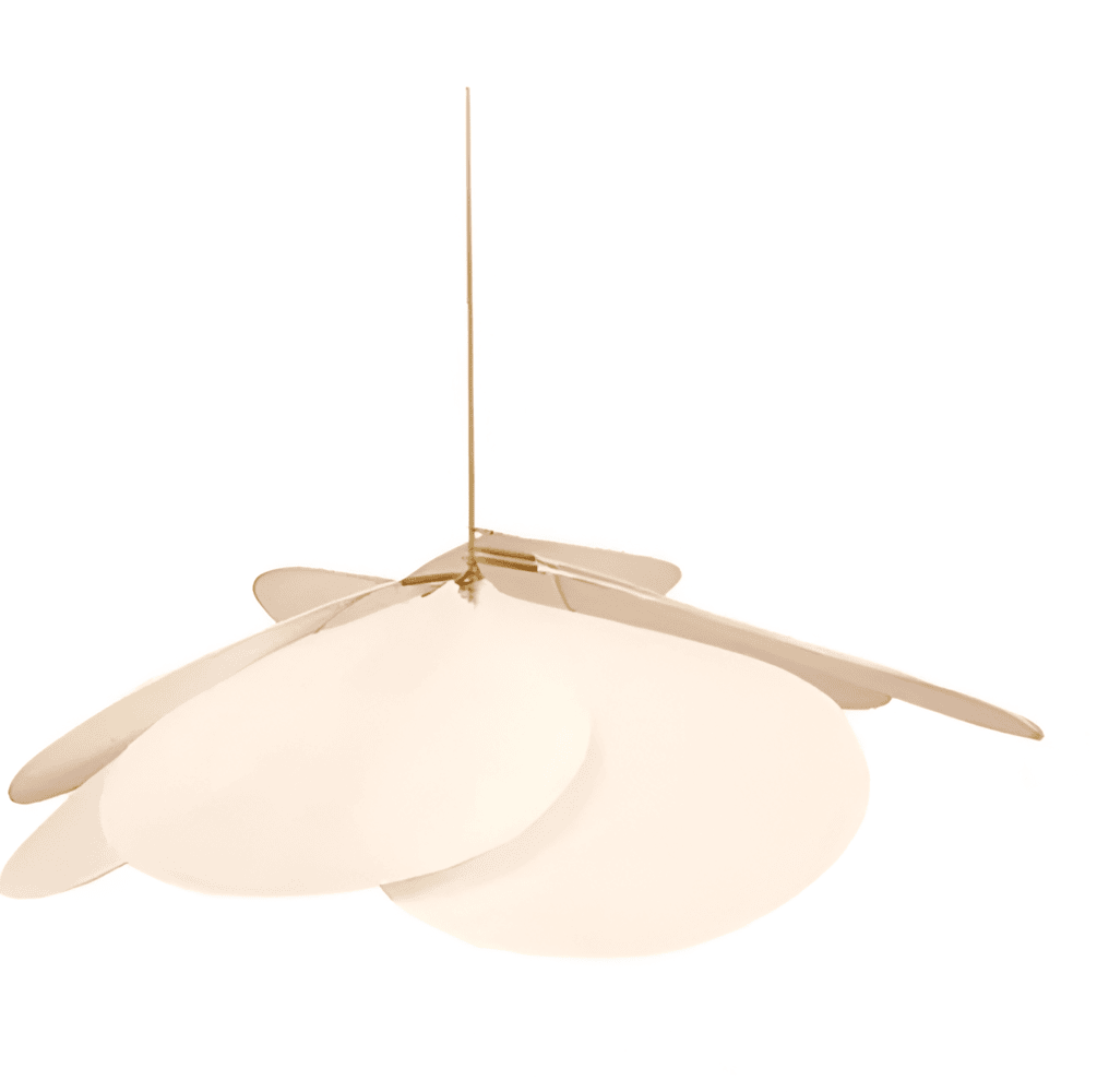 Vintage Style Floral Fabric Hanging Lamp