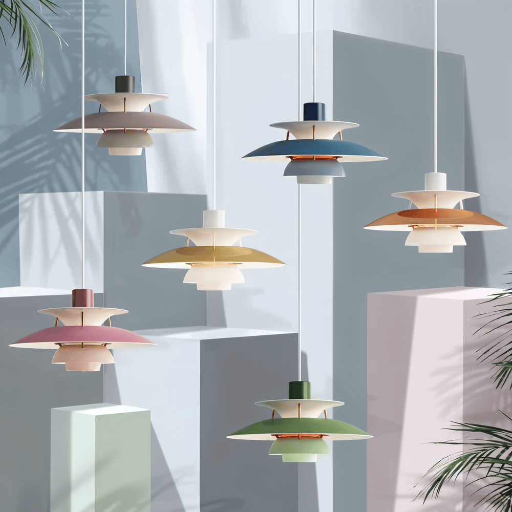 Classic and Modern Metal Ceiling Lamp for the Living Room or Kitchen