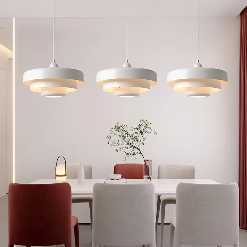Orange Retro Ceiling Lamp