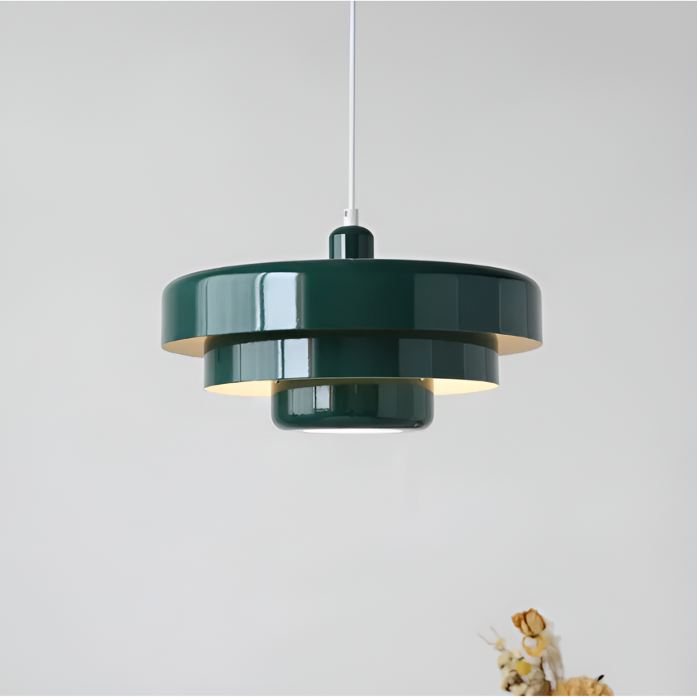 Orange Retro Ceiling Lamp