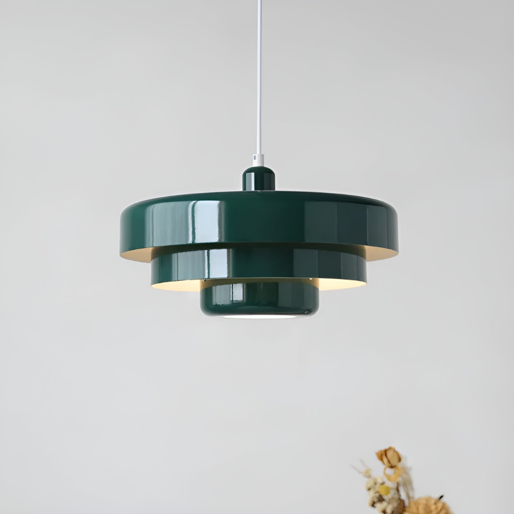 Orange Retro Ceiling Lamp