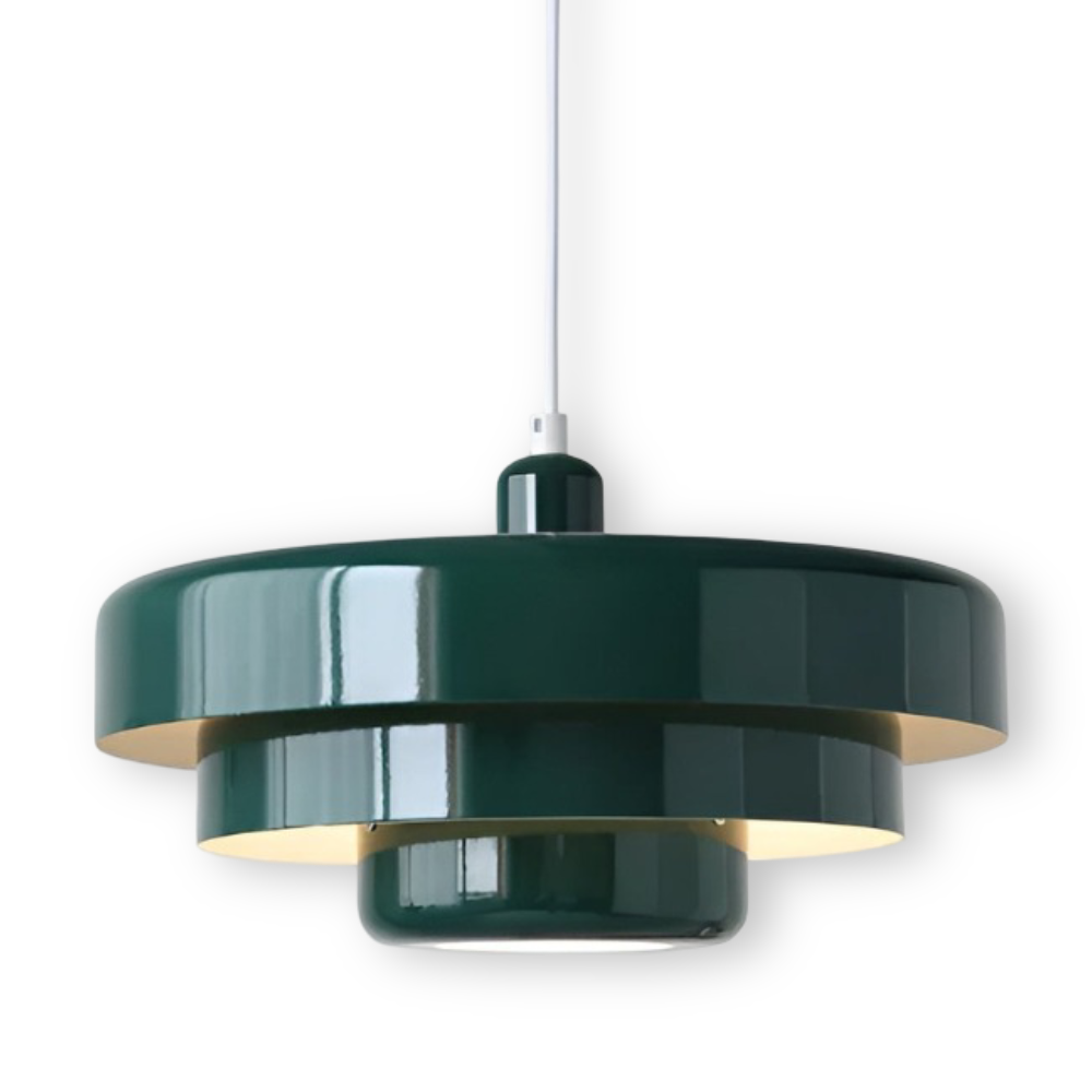 Orange Retro Ceiling Lamp