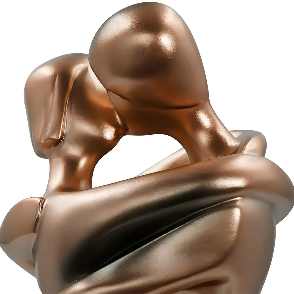 Lovers Bond Statuette | Artistic Sculpture - Romantic Home Decor