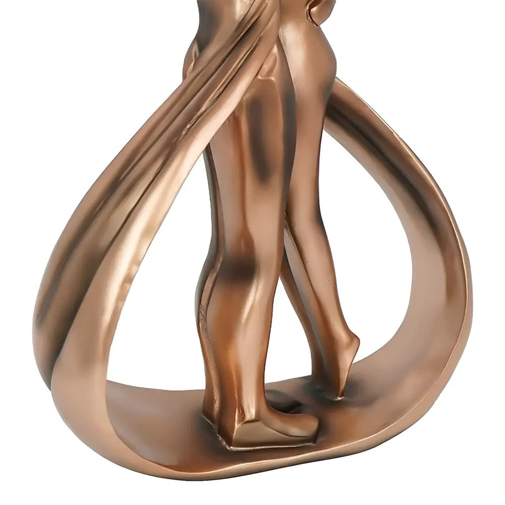 Lovers Bond Statuette | Artistic Sculpture - Romantic Home Decor