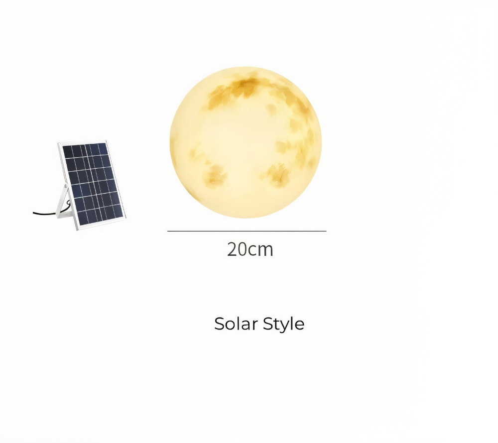 Solar Moonlight for Garden | Outdoor Moon Lamp