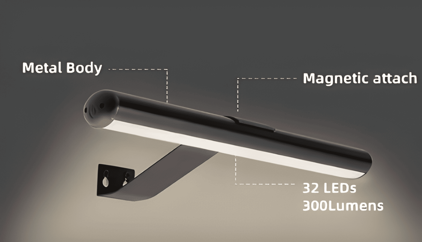Magnetic LED Wall Lamp | 120° Rotatable Wireless Wall Light