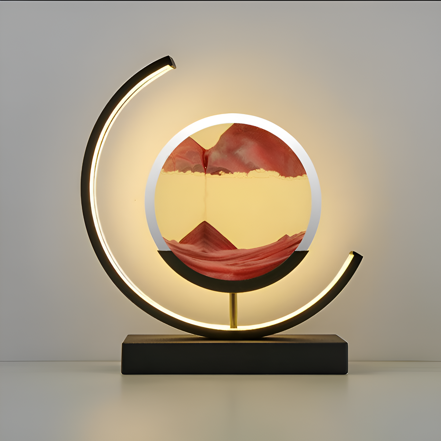 Artistic Lamp with Quicksand and Sand Glow