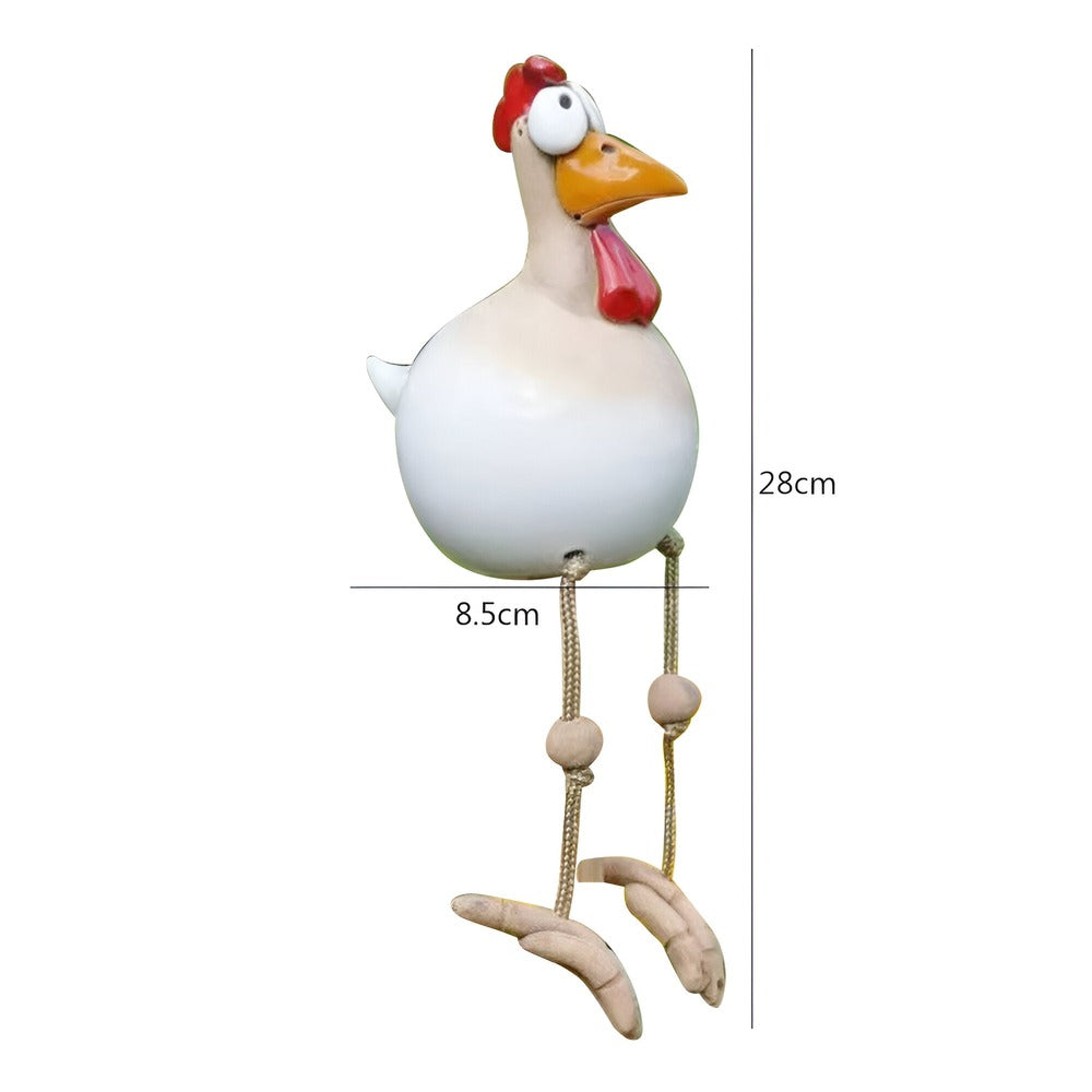 Handcrafted Rooster Garden Statue