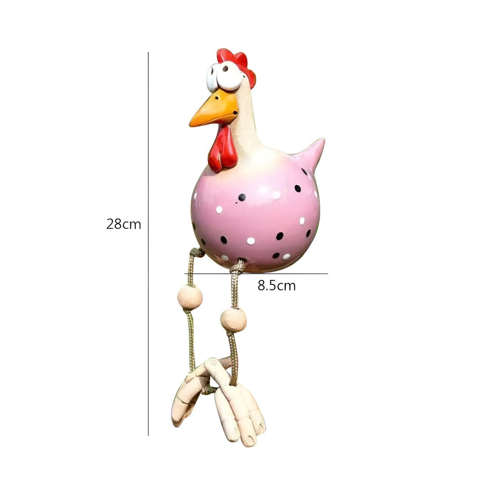 Handcrafted Rooster Garden Statue