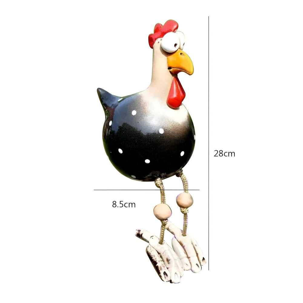 Handcrafted Rooster Garden Statue