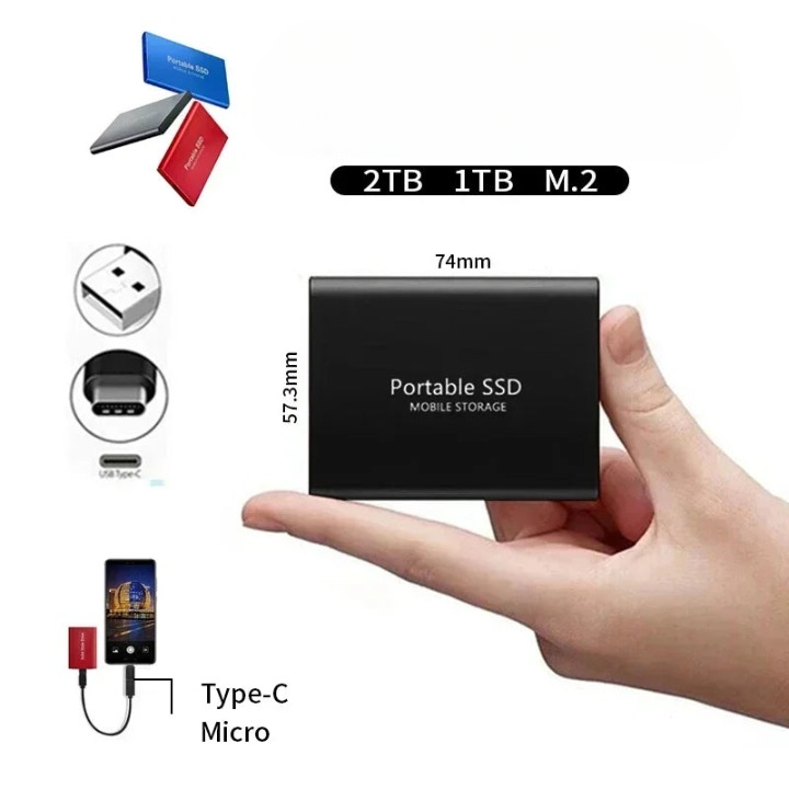 Ultra-fast 2TB USB-C external SSD